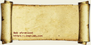 Jakov Nedić vizit kartica